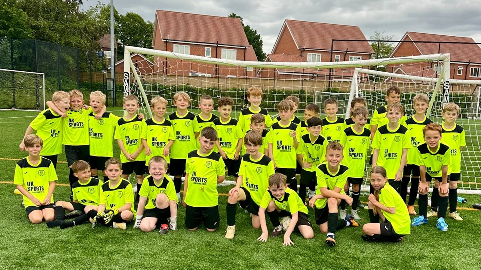 UK Sports FC youth teams in their match kits