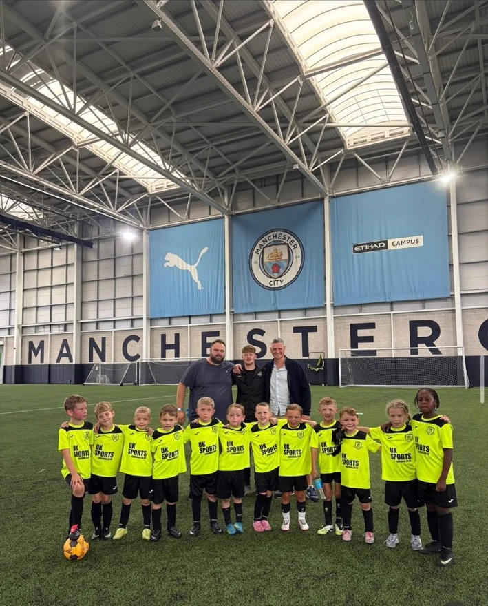 UK Sports youth football players and coaches