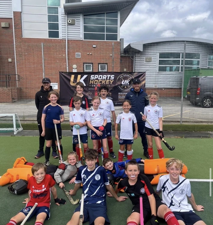 UK Sports Hockey coaching session